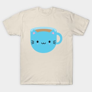 Kawaii Cat Cup of Tea T-Shirt